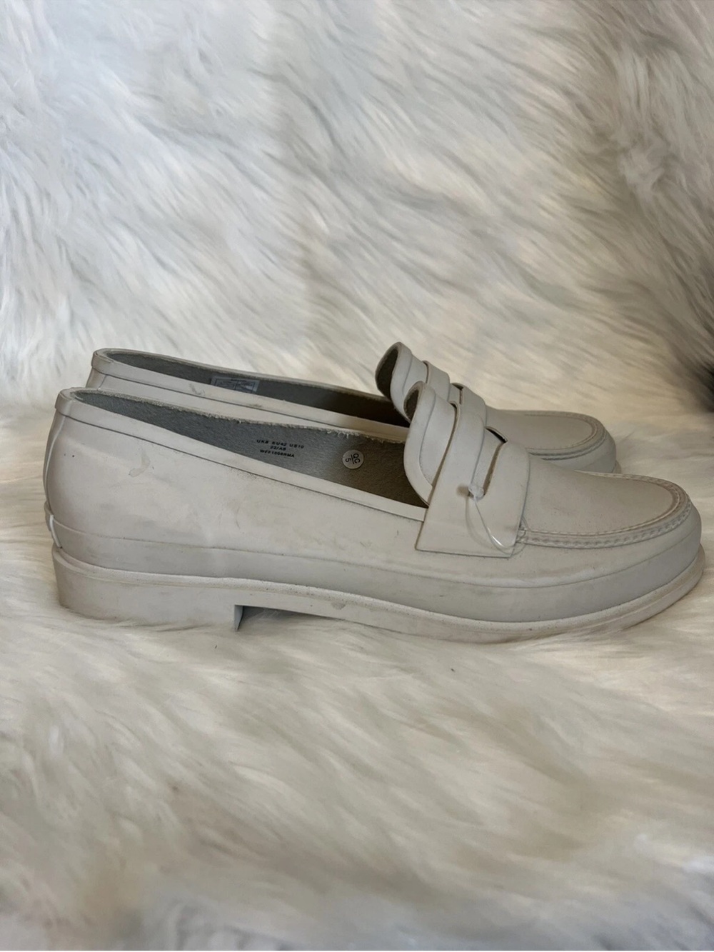 Hunter Rubber Driving Loafers Shoes Size 10 New!
